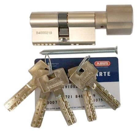 Механизм цилиндровый Abus Bravus 4000 MX (Абус) 65 мм (35*30) никель, кл/вертушка